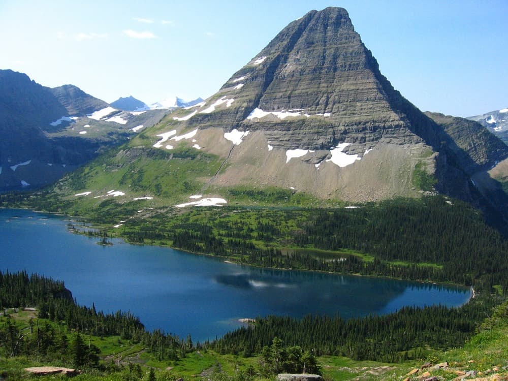 Hidden Lake Overlook Trail route overview